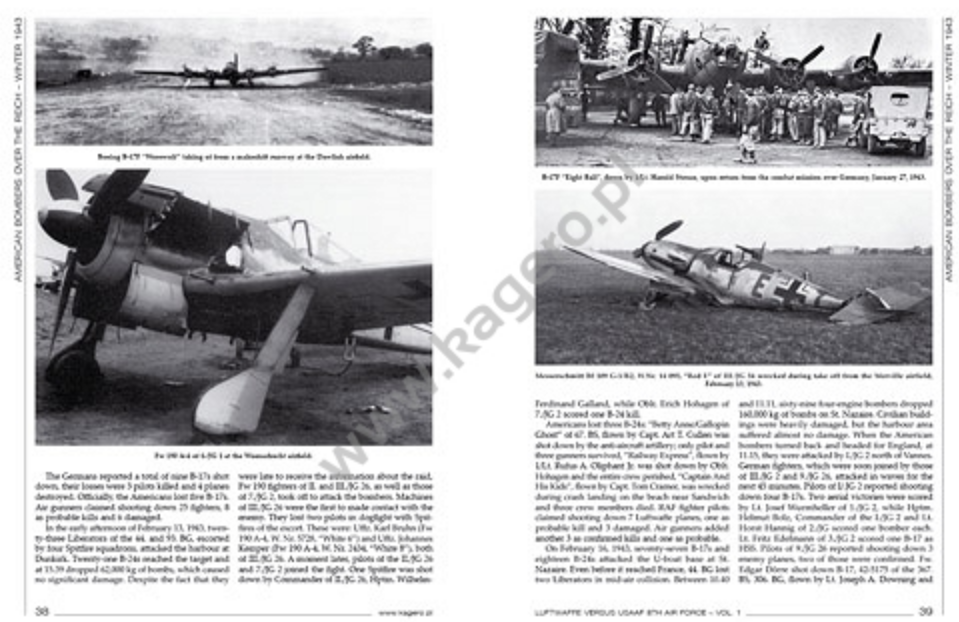 Kagero 12019 Luftwaffe versus USAAF 8th Air Force vol. I EN – imagen 4