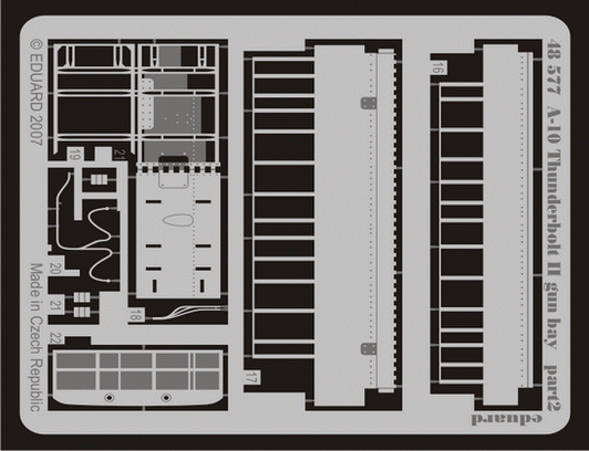 Eduard 48577 A-10 gun bay 1/48 (HOBBY BOSS) – zdjęcie 2
