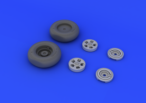 Eduard 632038 Spitfire Mk. I/II wheels 1/32 (Revell) – zdjęcie 4
