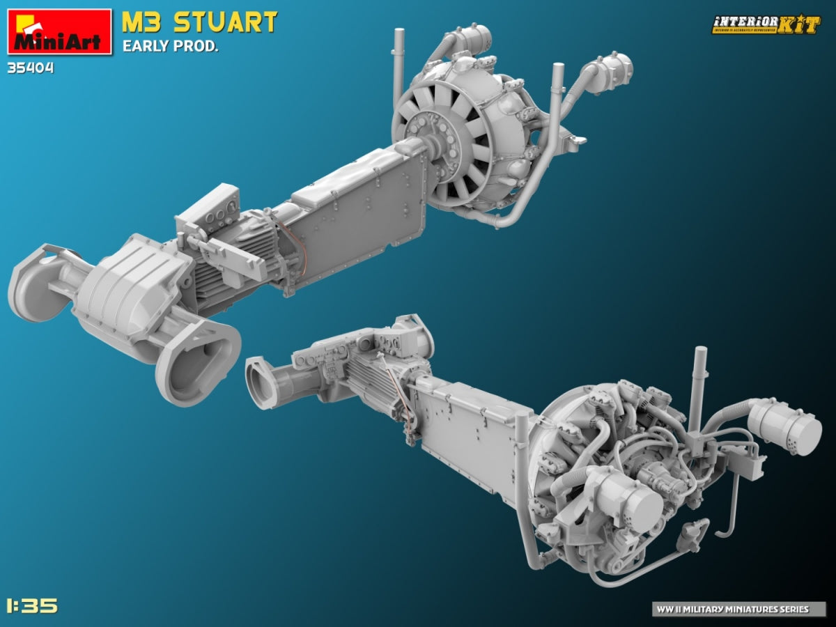 MiniArt 35404 M3 STUART EARLY PROD. INTERIOR KIT 1/35 – Bild 16