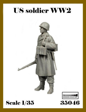 Ardennes Miniature 35046 US SOLDIER WW2 1/35