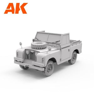 AK Interactive AK35012 LAND ROVER 88 SERIES IIA ROVER 8 1/35 – immagine 12