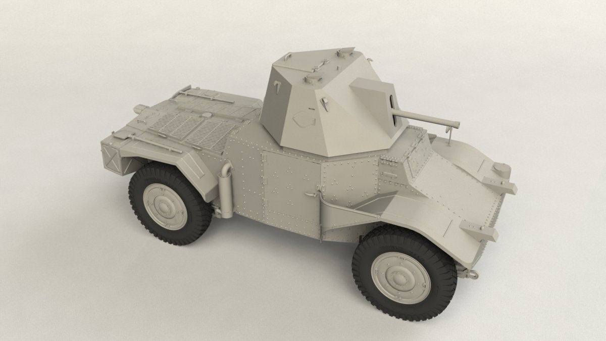 ICM 35377 Panzerspahwagen P 204 (f) with CDM turret, WWII German Armoured Vehicle 1/35 – immagine 2