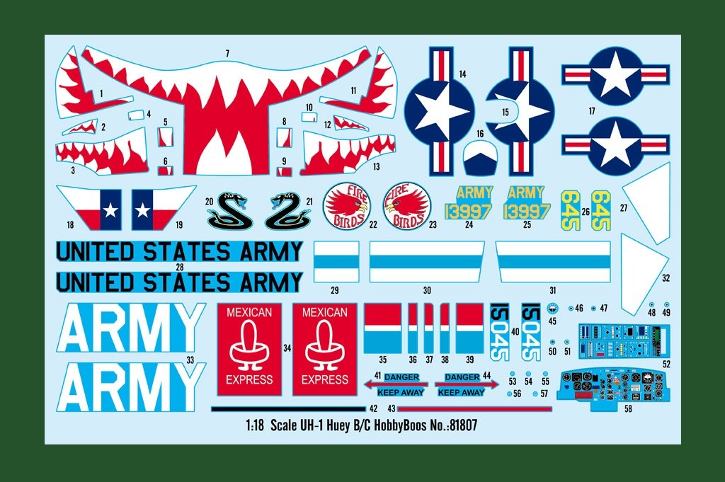 Hobby Boss 81807 UH-1 HUEY B/C 1/18 – imagen 3
