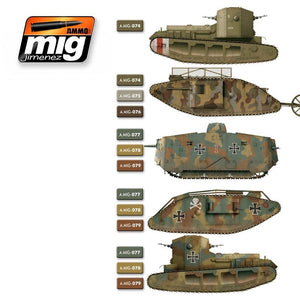 Munitions Mig 7111 Première Guerre mondiale, couleurs britanniques et allemandes, 6 x 17 ml – image 2