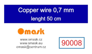 Omask 90008 Copper wire 0.7 mm length 50 cm