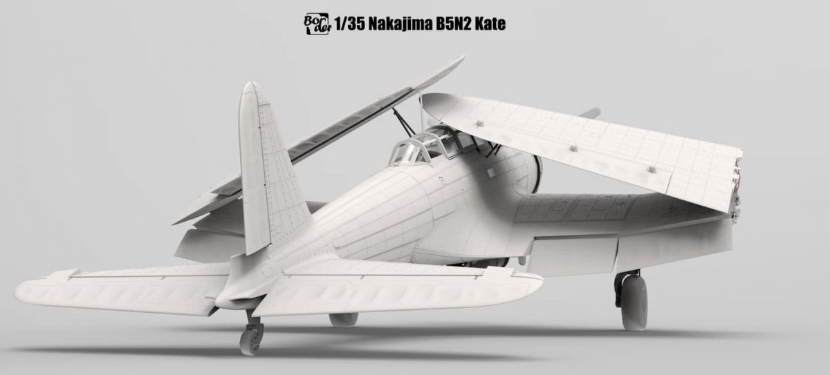 Border Model BF-005 Nakajima B5N2 Type 97 Carrier Attack Bomber &amp;quot;Kate&amp;quot; w/ Full interior 1/35 – immagine 7