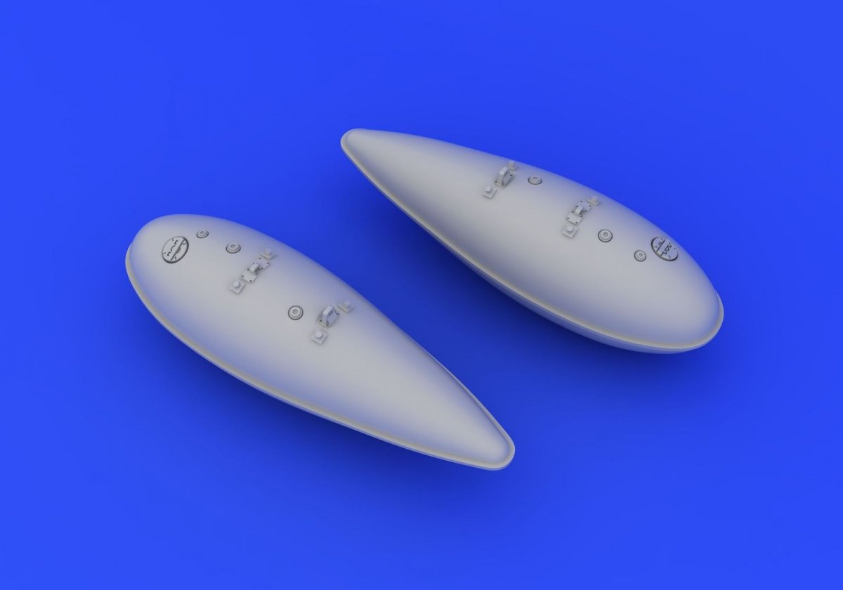 Eduard 648238 US 75gal metal drop tanks 1/48 – immagine 3