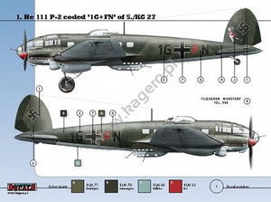 Kagero KD72002 Heinkel He 111 Ps of KG 27 1/72 – immagine 8