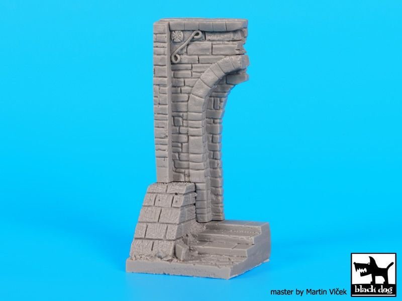 Black Dog D35072 Entrée en ruine avec escalier, socle 1/35 – image 6