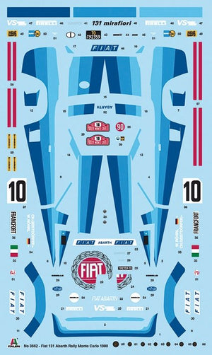 Italeri 3662 FIAT 131 Abarth Rally 1/24 – immagine 4