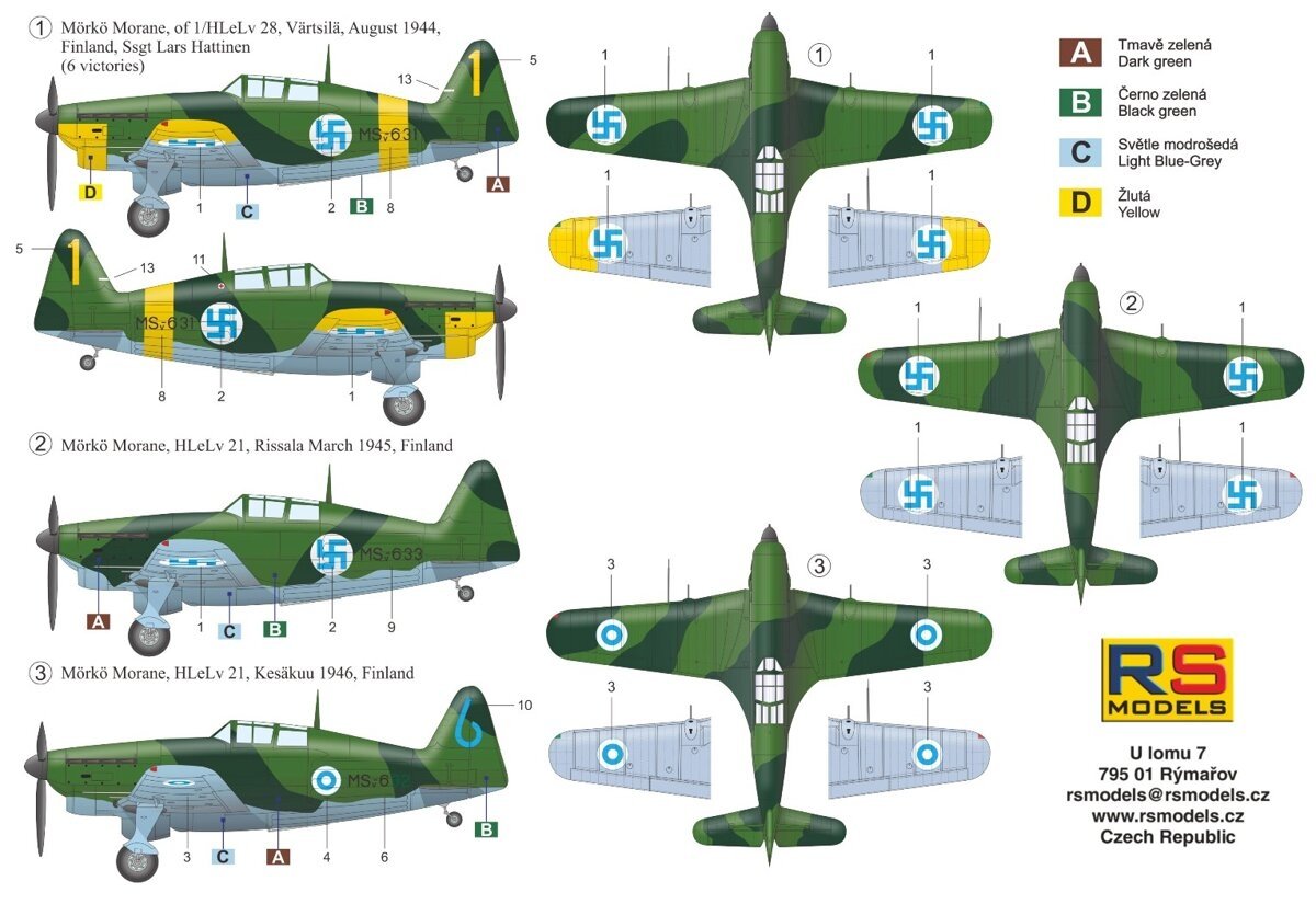 RS Models 92264 Mörko Morane 1/72 – immagine 7