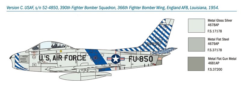 Italeri 1426 F-86F Sabre 1/72 – zdjęcie 5