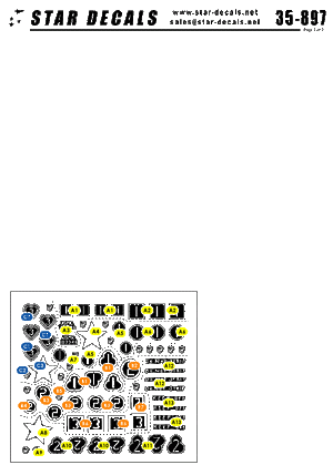 Star Decals 35-897 Okinawa. 6th Marine Tank Bn 1/35 – immagine 2
