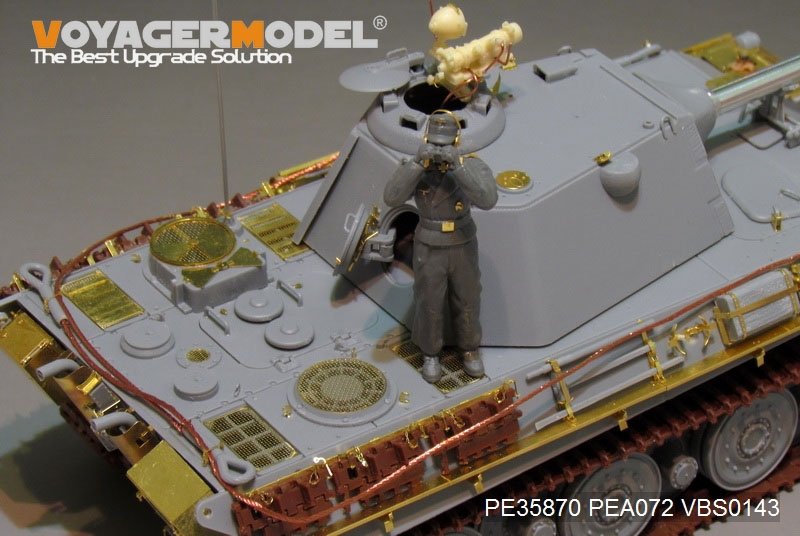 Voyager Model PE35870 WWII German Panther II Prototype Design Plan basic for AMUSING HOBBY 1/35 – Bild 6