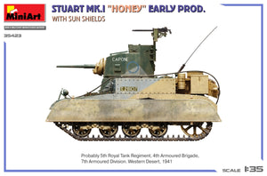 MiniArt 35423 Stuart Mk.I « Honey » Première production avec pare-soleil 1/35 – image 4