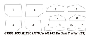 I Love Kit 63568 M1280 LMTV /W M1101 Tactical Trailer (LTT) 1/35 – zdjęcie 4