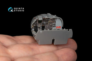 Intérieur imprimé en 3D et coloré sur papier décalcomanie pour le KA-6D Intruder (référence Quinta Studio QD48183), à partir d&amp;#39;un kit HobbyBoss, échelle 1/48. – image 6