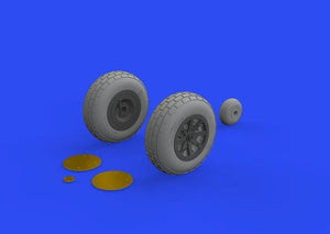 Eduard 632160 P-40E wheels TRUMPETER 1/32 – imagen 2
