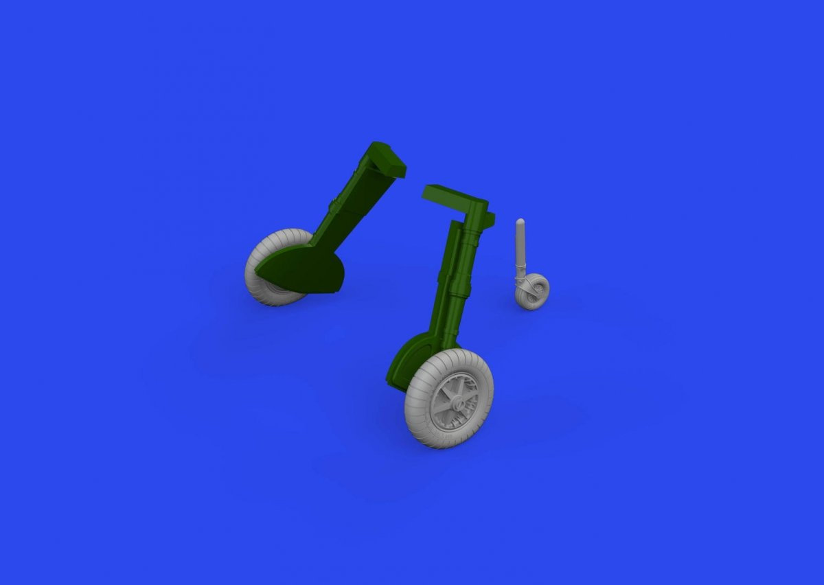 Eduard 672316 Bf 109F wheels PRINT EDUARD 1/72 – zdjęcie 3