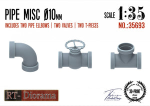RT-Diorama 35693 Pipe Misc. 10mm 1/35 – zdjęcie 2