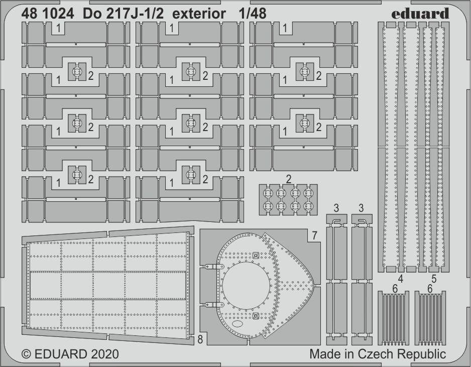 Eduard BIG49266 Do 217J-1/2 1/48 ICM – immagine 3