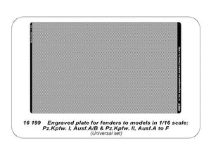 Aber 16199 Grooved plate for use on fenders of German tanks Pz.I, Ausf.A/B or Pz.II, Ausf A to F 1/16 – image 5