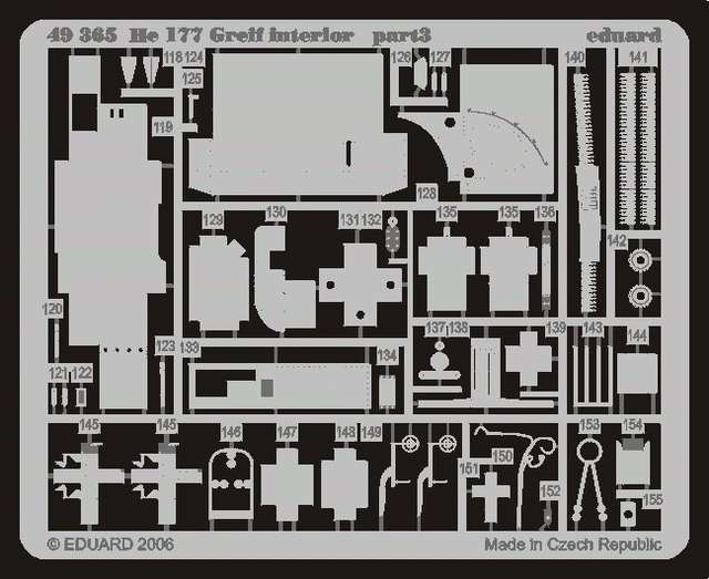 Eduard 49365 He 177 Greif intérieur 1/48 CMK / MPM  – image 2
