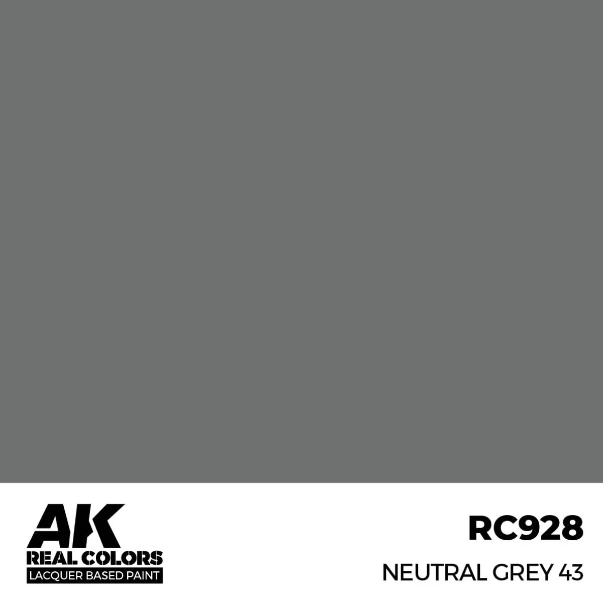 AK Interactive RC928 Neutral Gray 43 17 ml