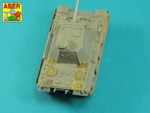Aber 72A16 Siatki do niemieckiego czołgu Panther, Ausf.A/D / PzKpfw. V, Ausf.A/D, Panther - Grilles 1/72 – Bild 6
