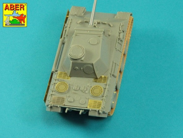 Aber 72A16 Siatki do niemieckiego czołgu Panther, Ausf.A/D / PzKpfw. V, Ausf.A/D, Panther - Grilles 1/72 – Bild 6
