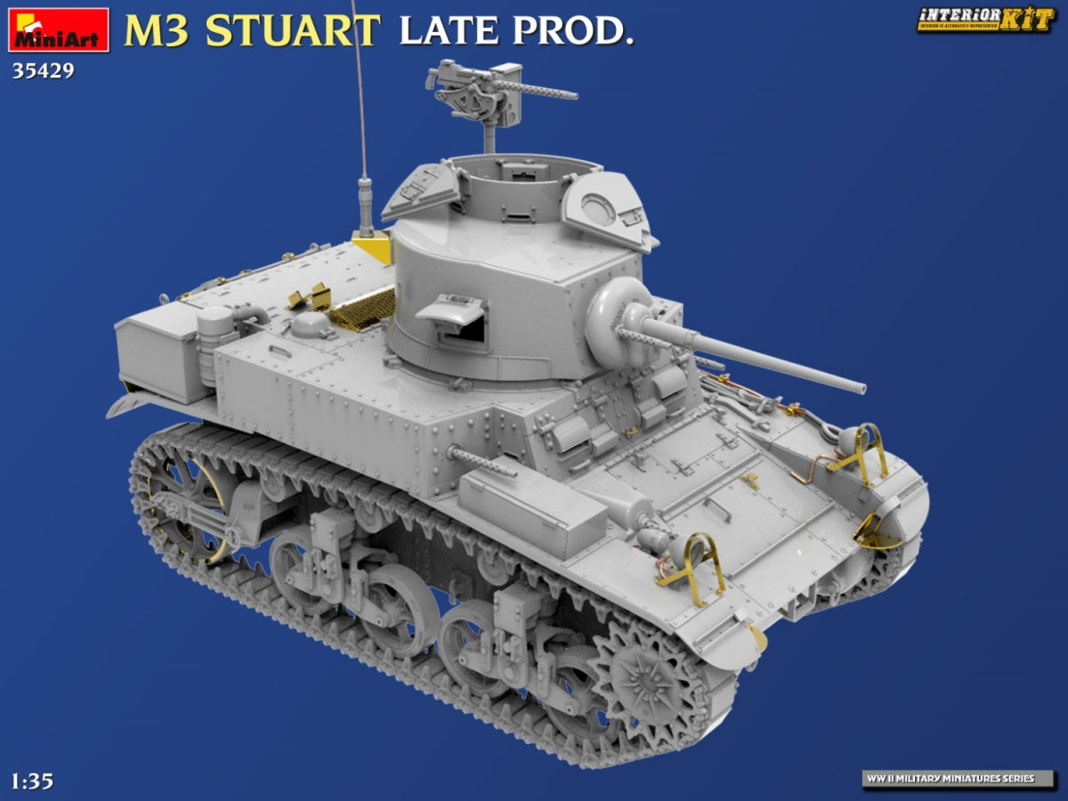 MiniArt 35429 M3 STUART LATE PROD. INTERIOR KIT 1/35 – zdjęcie 6