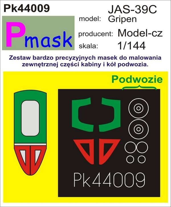 P-Mask PK44009 JAS-39C GRIPEN (MODEL-CZ) 1/144