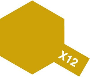 Tamiya X12 Gold Leaf (81512) Acrylic paint 10ml – zdjęcie 2
