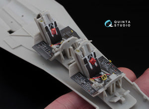 Quinta Studio QD48046 F-16I 3D-Printed &amp;amp; coloured Interior on decal paper (for Hasegawa kit) 1/48 – immagine 6