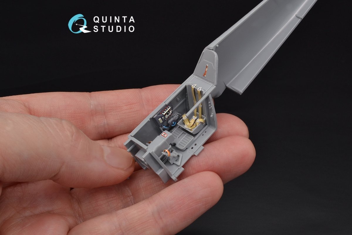 Quinta Studio QD48104 Bf 109G-6 3D-Printed &amp;amp; coloured Interior on decal paper (for Zvezda kit) 1/48 – immagine 10