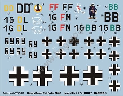 Kagero KD72002 Heinkel He 111 Ps of KG 27 1/72 – immagine 2