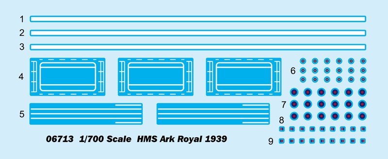 Trumpeter 06713 HMS Ark Royal 1939 1/700 – Bild 3