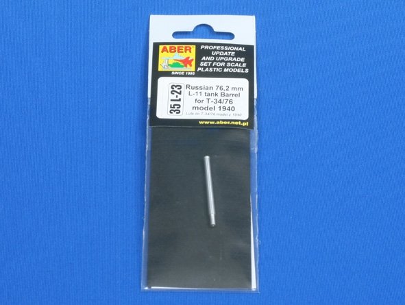 Aber 35L-023 Russian 76,2mm L-11 tank barrel for T-34/76 model 1940 1/35 – immagine 4