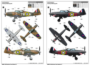 Trumpeter 02899 Boulton Paul Defiant F1 1/48 – immagine 3