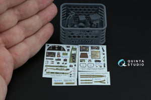 Intérieur imprimé en 3D et coloré sur papier décalcomanie (Tamiya) (avec pièces en résine imprimées en 3D) Quinta Studio QD+48556 Bristol Beaufighter TF.Mk.X, échelle 1/48 – image 3