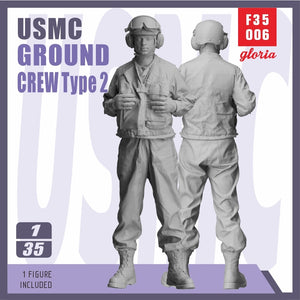 Gloria F35006 USMC LHA/LHD Équipe au sol (Type 2) 1/35