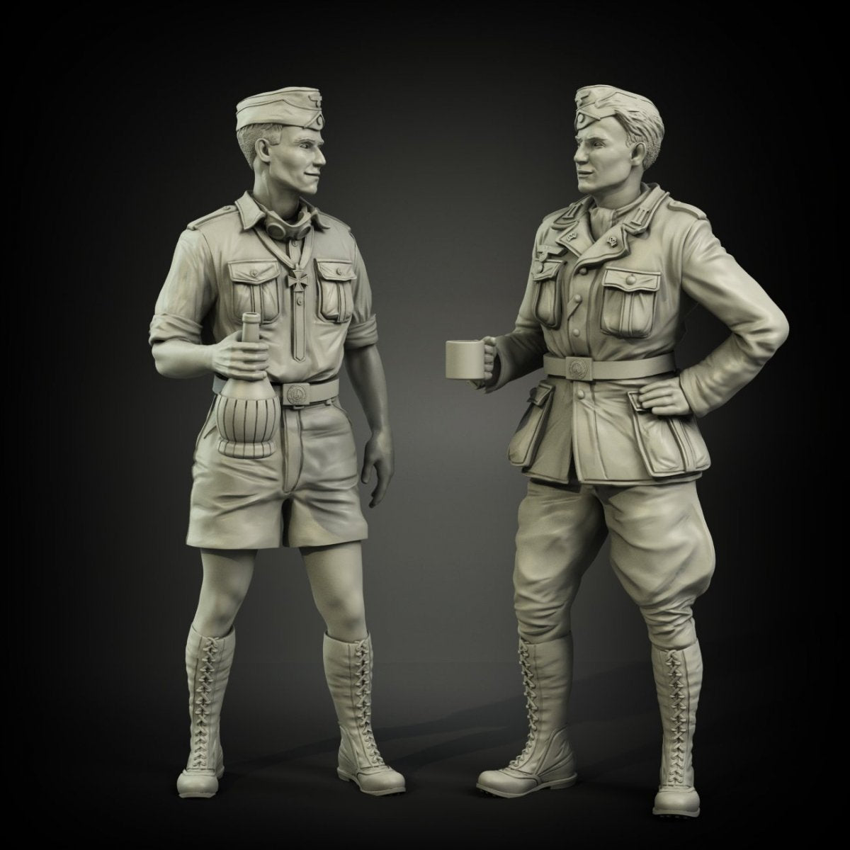 Panzer Art FI35-086 Coffret de cérémonie de remise de prix RK pour les tankistes DAK RK à l'échelle 1/35