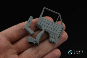 Quinta Studio QD35138 Bundeswehr VW T3 Family 3D-Printed &amp;amp; coloured Interior on decal paper (Takom) 1/35 – imagen 10