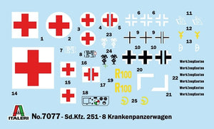 Italeri 7077 Sd.Kfz. 251/8 AMBULANCE 1/72 – Bild 10