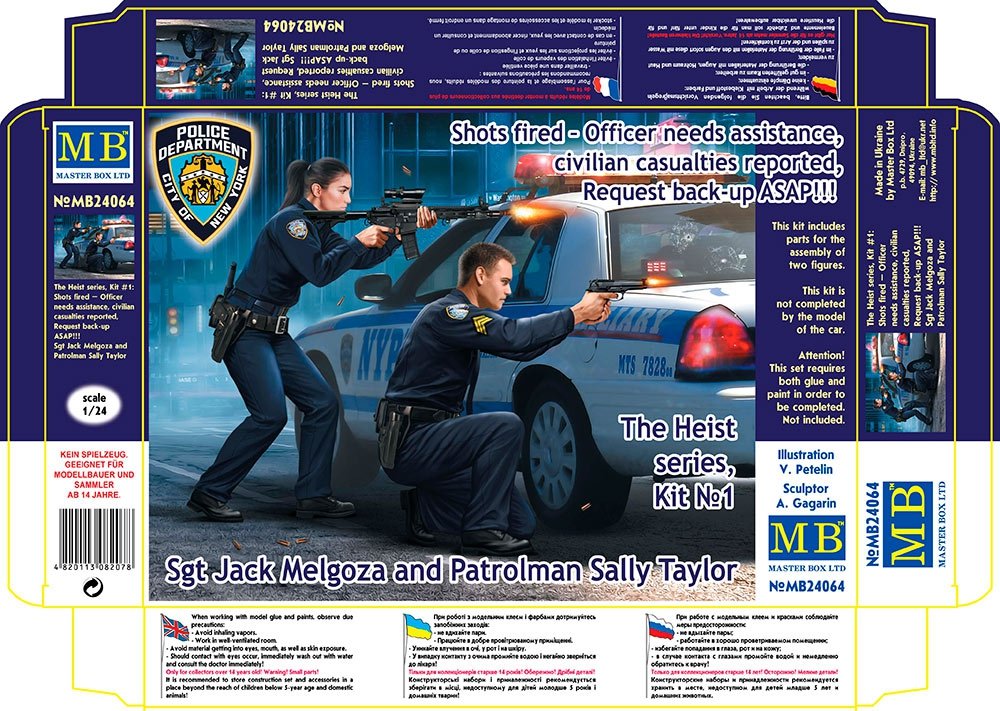 Master Box 24064 Shots fired – Officer needs assistance 1/24 – Bild 2