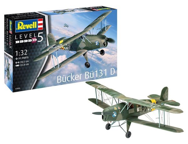 Revell 03886 Bucker Bu-131 Jungmann 1/32 – Bild 2