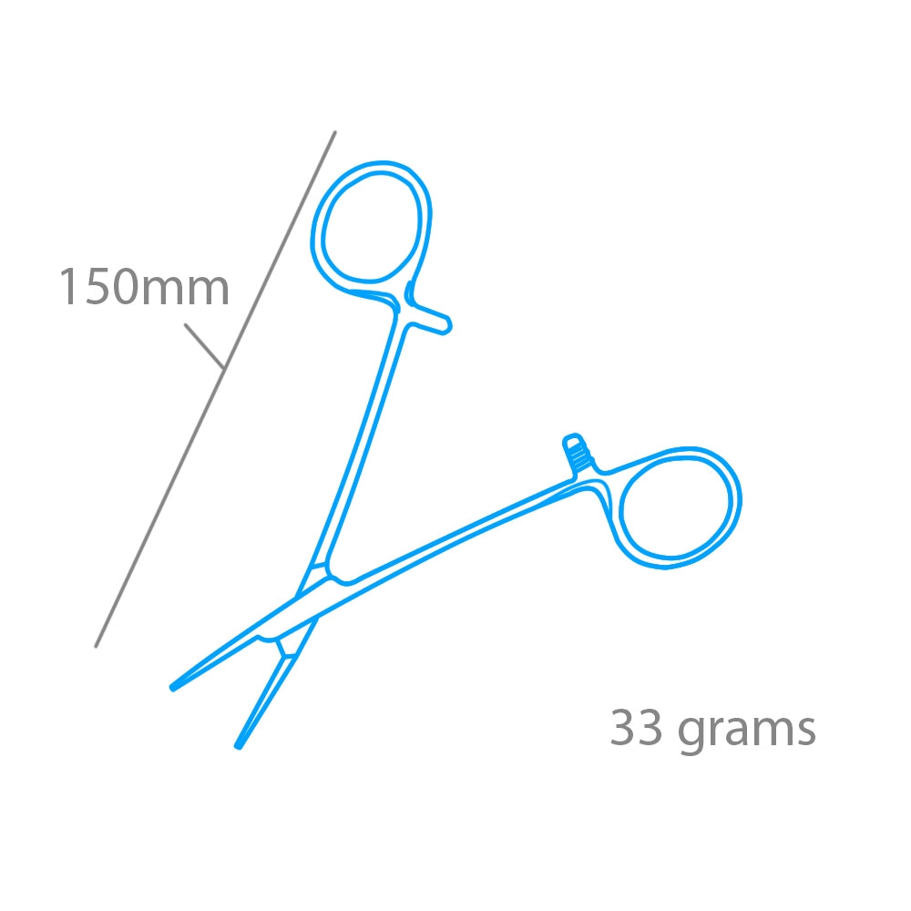 Modelcraft PCL5045 Straight Locking Forceps Jaws (Serrated) (150mm) – immagine 2