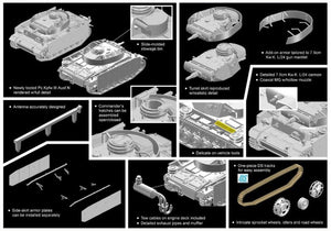 Dragon 7407 Pz.Kpfw.III Ausf.N w/side-skirt armor 1/72 – immagine 2