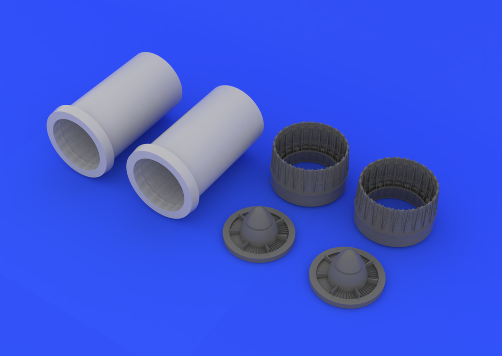 Eduard 648138 F-4B exhaust nozzles 1/48 (Academy) – imagen 7